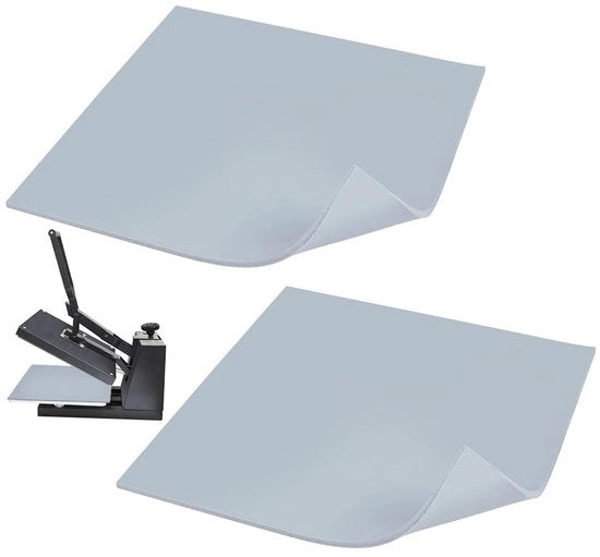 Supporto in Silicone 2 Pezzi - Piastra di Riscaldamento 301x301 mm - Resistenente al Fusto/Duraturo - Isolante a Strisce - Progetti di Fai da Te - Facile da Tagliare