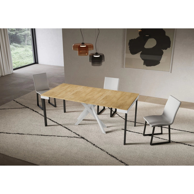 Consolle allungabile 90x40/196 cm Saki Small Evolution - Quercia Natura
