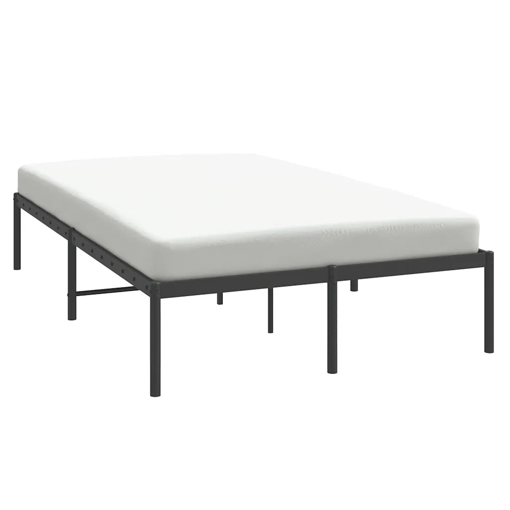 Giroletto-Struttura Letto in Metallo Nero 135x190 cm