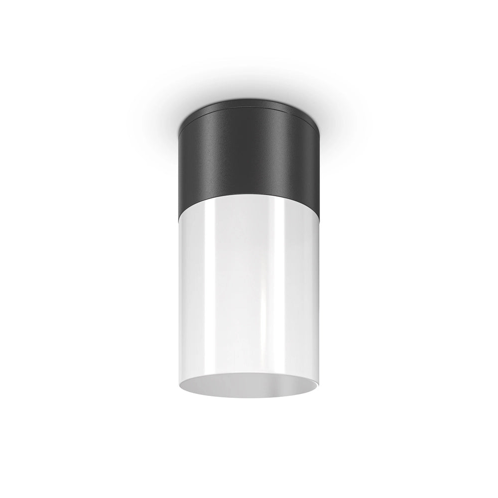 Lampade A Soffitto Moderno Da Esterno Alluminio Nero 1 Luce E27 60W Ip54