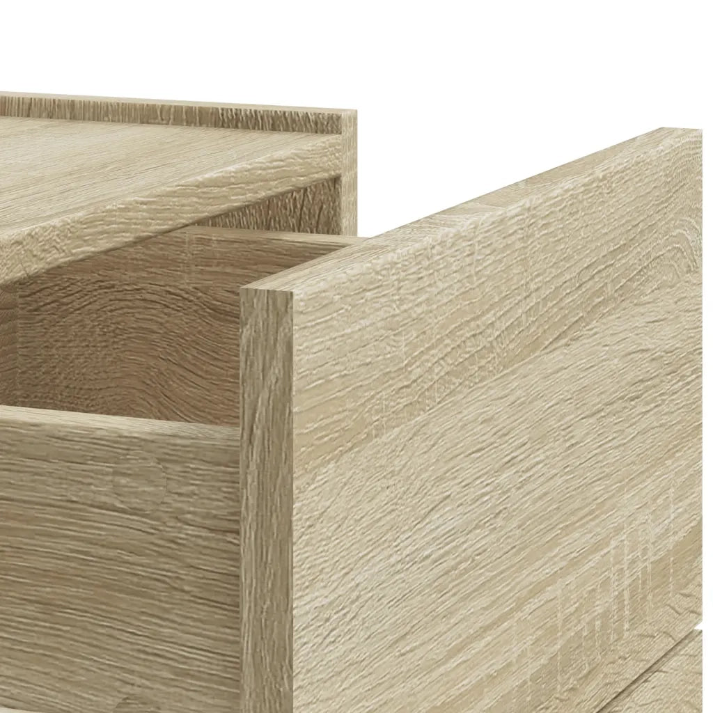 Comodino | Armadio da Notte | Mobiletto da notte a Muro Rovere Sonoma 45x30x35 cm