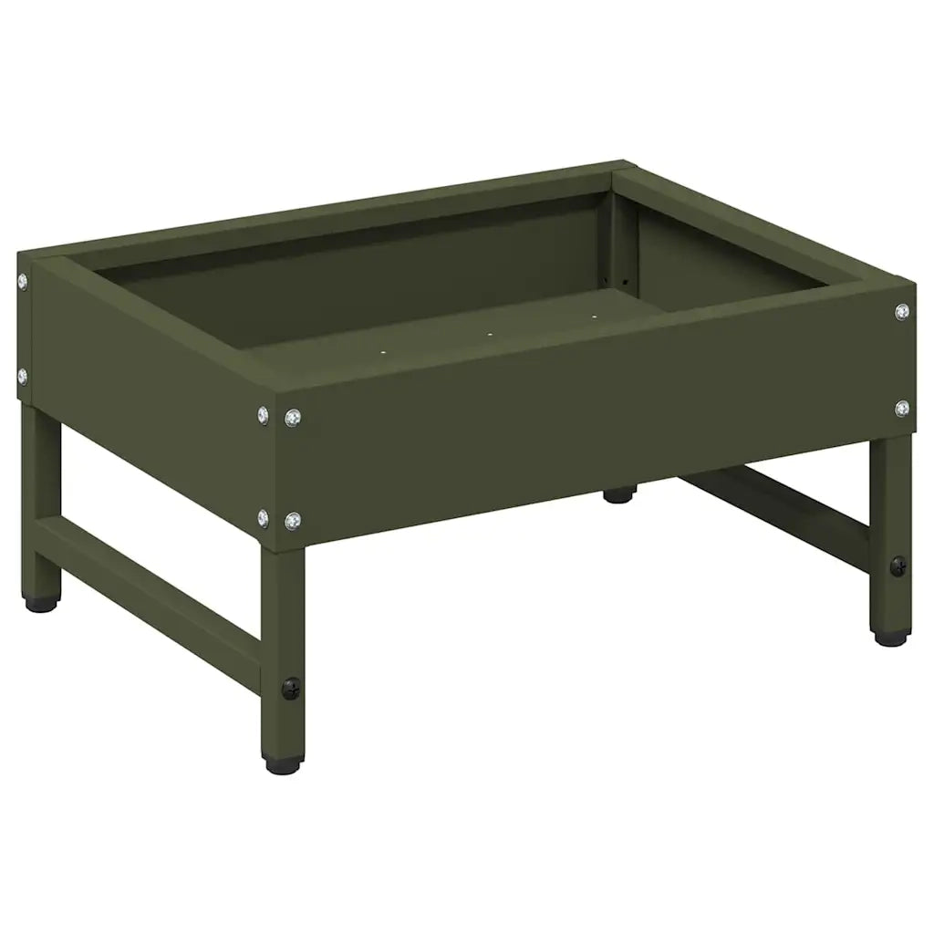 Mangiatore per Uccelli Verde oliva 80 x 28 x 13.5 cm CFW6309773