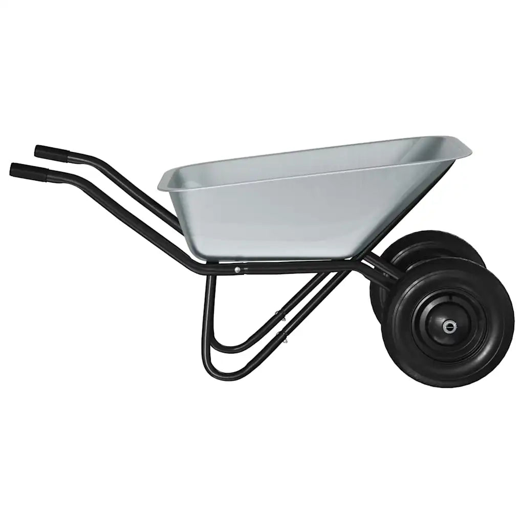 Carriole Argento e Nero 137 x 60 x 65,5 cm Acciaio 42007972