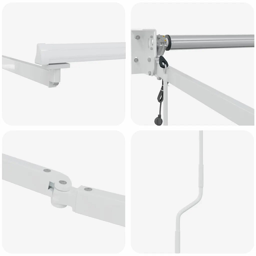 Telaio per tende da sole retrattile Bianco 300 x 250 cm 362021