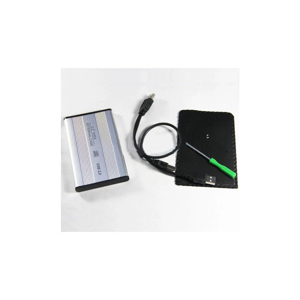 Trade Shop - Case Box In Alluminio Per Hard Disk Esterno Ide 2.5 Con Usb 2.0 Custodia Hdd -