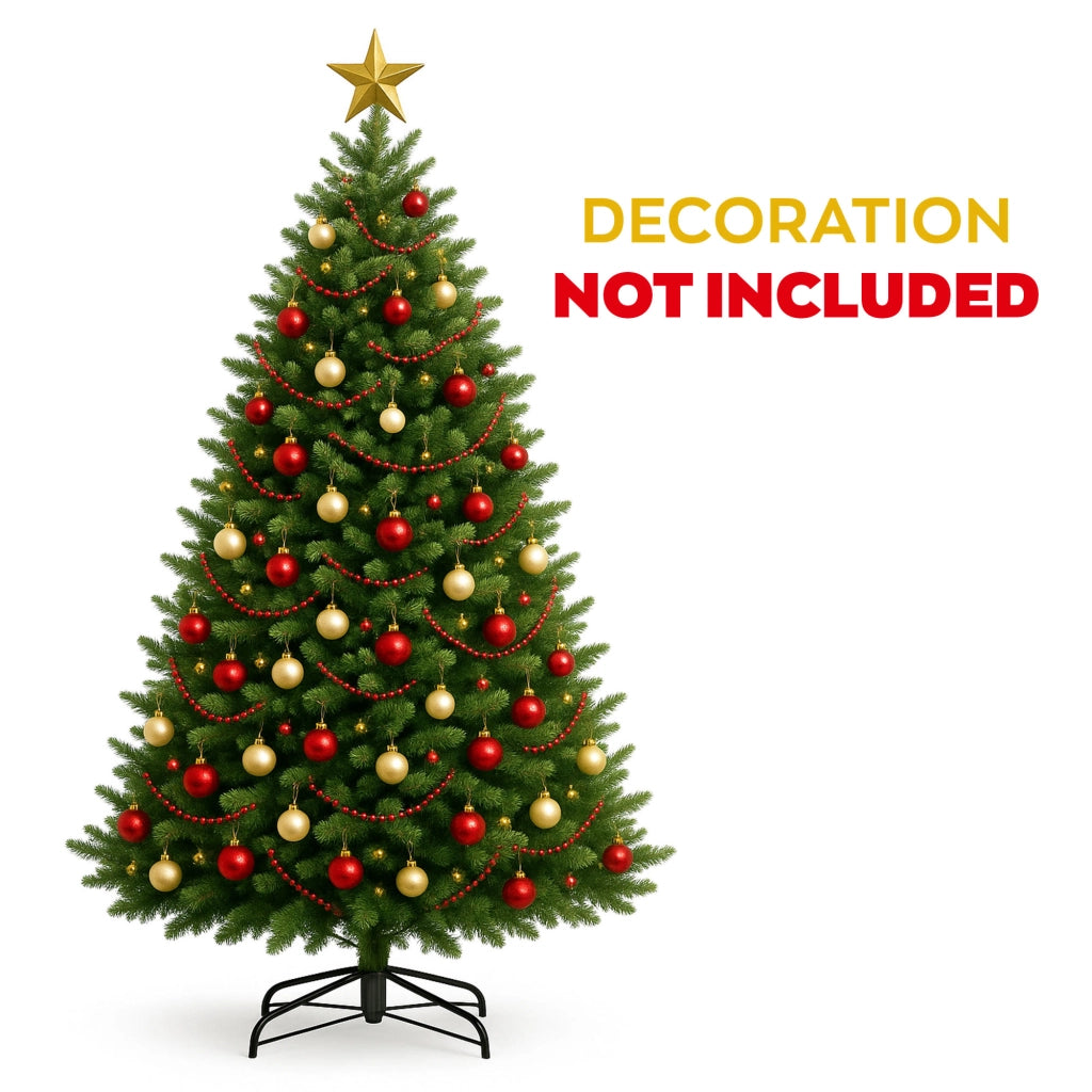 Amstel - Albero di Natale Tradizionale in PE e PVC Ø152x240H, 2530 Punte
