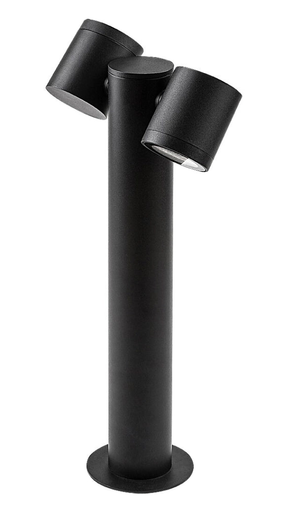 Lampada paletto esterno nero 44cm 2xGU10 IP44 Rabalux
