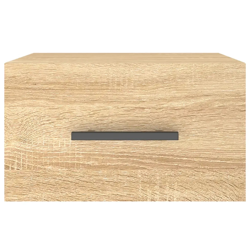 Comodini a Muro 2 pz Rovere Sonoma 35x35x20 cm 829875
