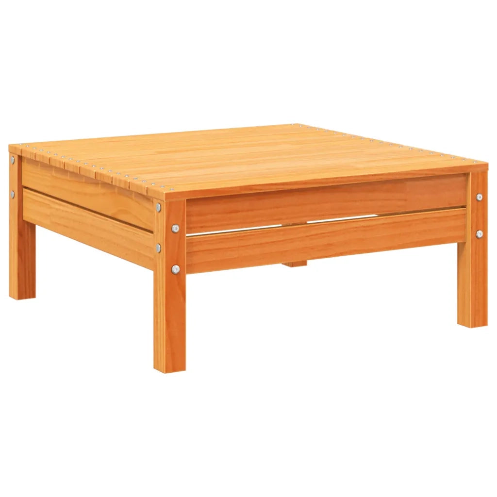 Set Divani Giardino 10pz con Cuscini Marrone Cera Massello Pino 3299600