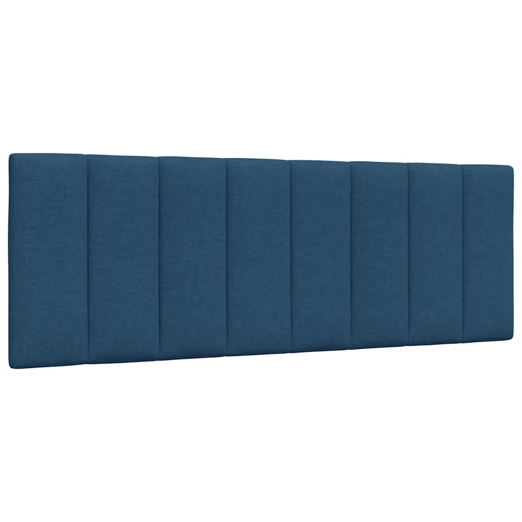 Letto con Materasso Hanko Blu 140x190 cm in Tessuto 3310530