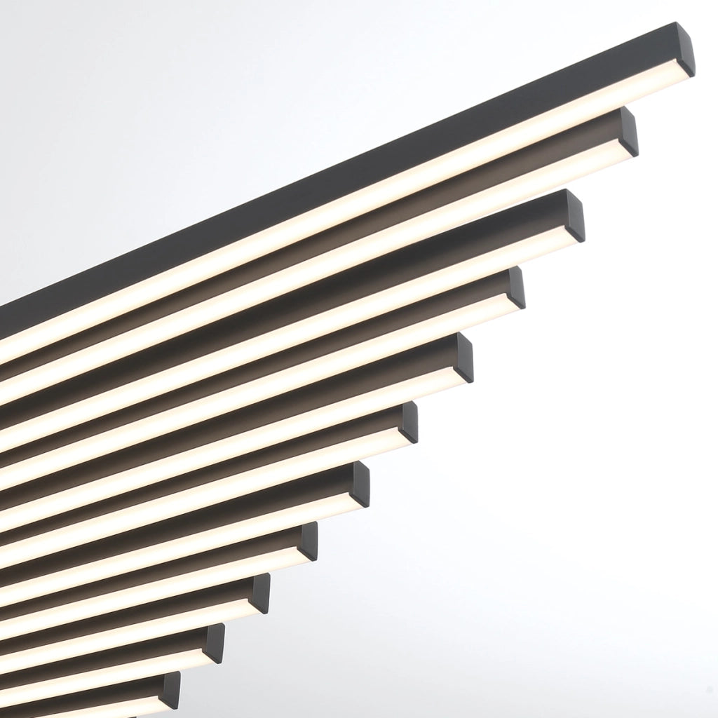 Lampada sospensione moderna nera LED 57W Seraph Quintiesse