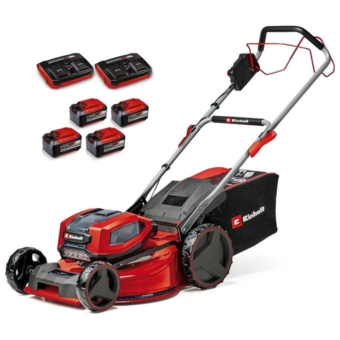 Einhell GP-CM 36/52 S Li BL Tagliaerba a spinta Batteria Nero, Rosso