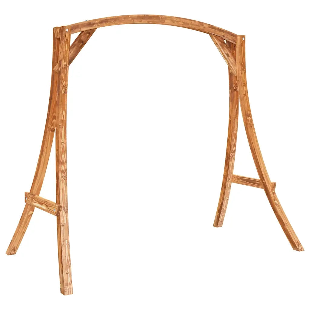 Altalena in Legno Ricurvo con Finitura in Teak CFW2974588