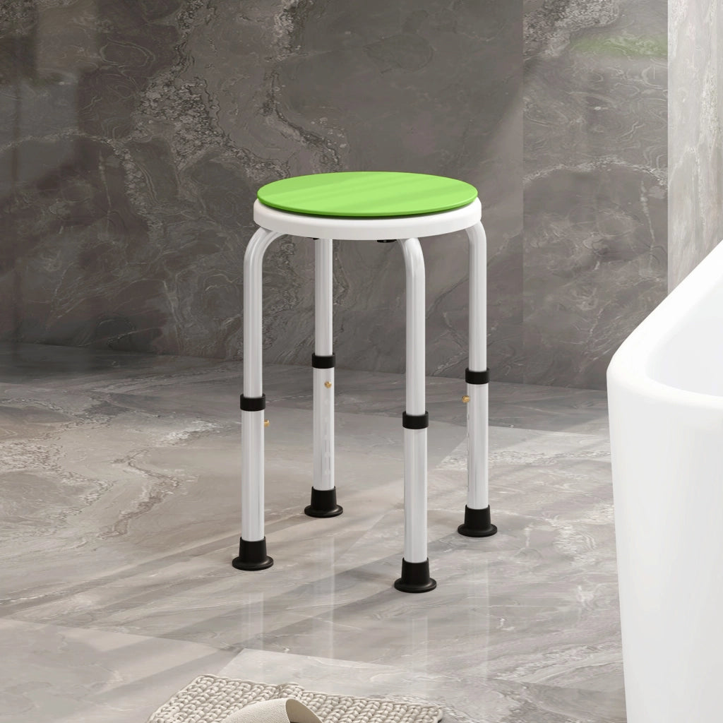 Sgabello da doccia regolabile ¨C zephmum ¨C Alluminio 360¡ã