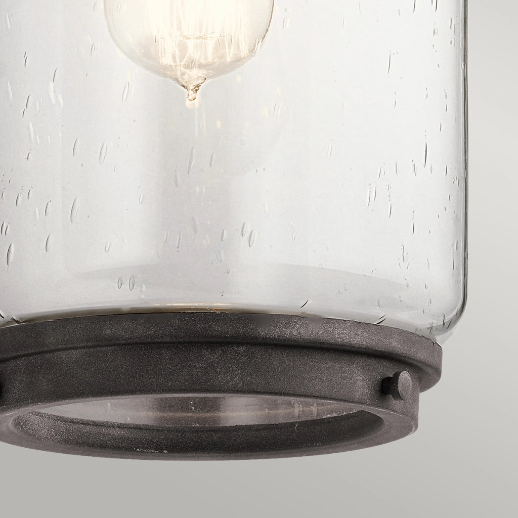 Applique esterna Andover zinco anticato E27 Quintiesse