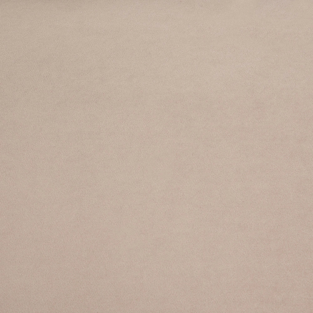Divano a 3 posti imbottito in velluto beige con schienale imbottito e braccioli stile moderno