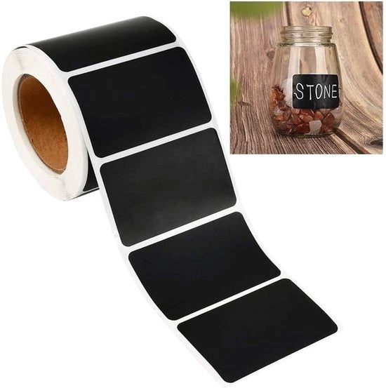 Etichette per lavagna autoadesive - 300 pezzi - Etichette acqua resistenti - Etichette per lavagna - Etichette per contenitori di erbe e vasi - Dimensioni 5,5 x 3,5 cm