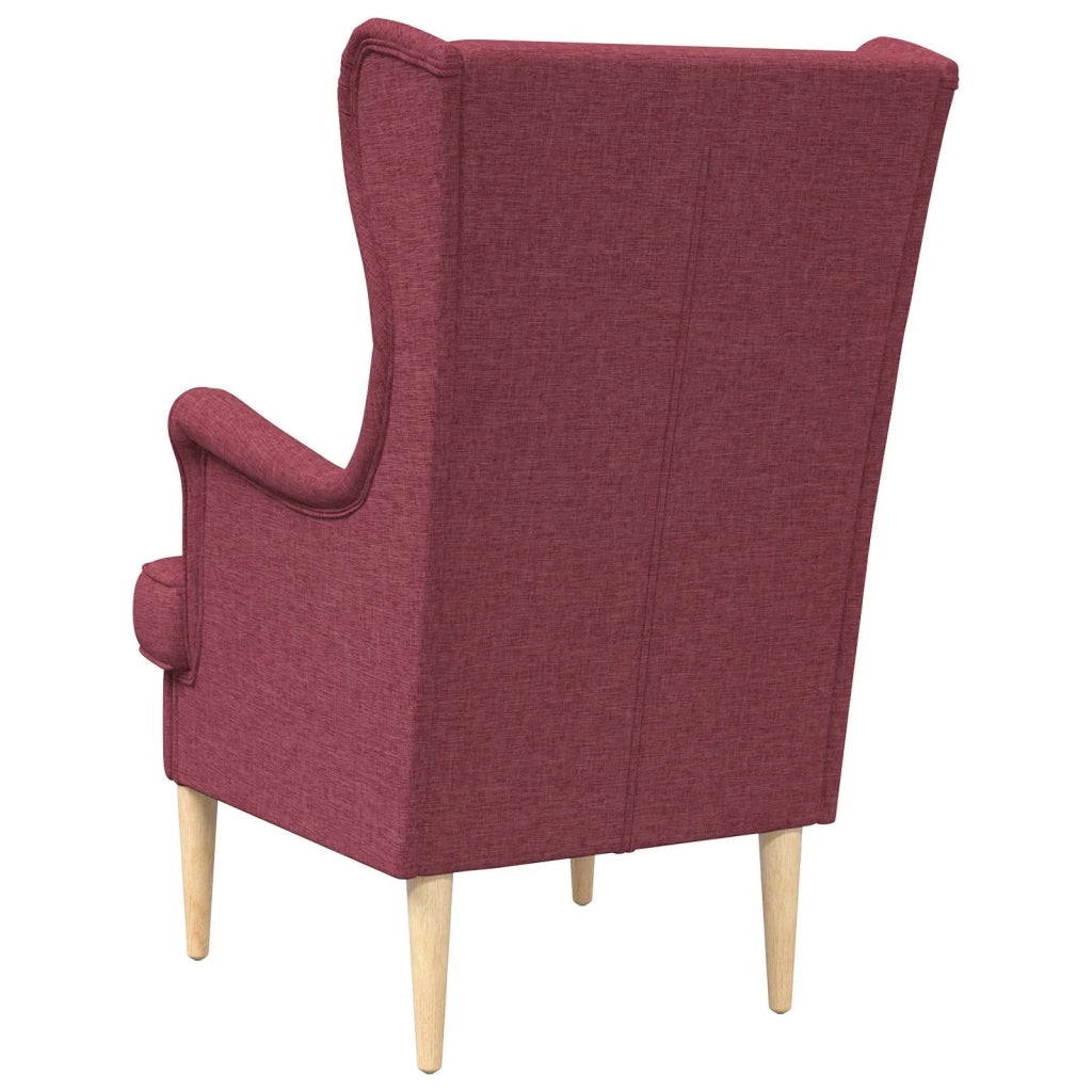 Poltrona Rosso Vino Tessuto 42029921