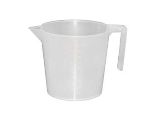 CARAFFA GRADUATA IN PLASTICA- - ml.500 - 5 pezzi XTRA