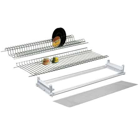 SCOLAPIATTI IN ALLUMINIO IN KIT 86 cm