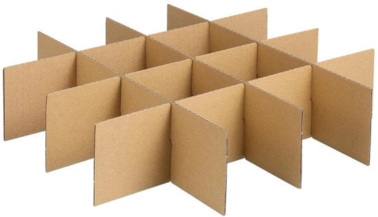 Divise per Cartone - Set per Casse da Imballaggio - Protezione Oggetti Fragili - Imballaggio Efficiente - Colorato - Riduce il Rischio di Urto