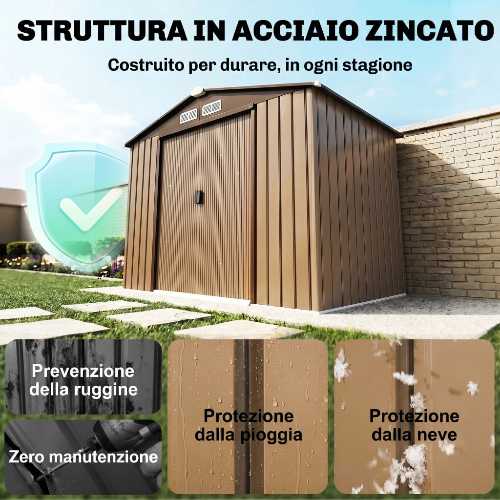 Casetta da Giardino ¨C Minimal ¨C 213x130x185cm Giallo