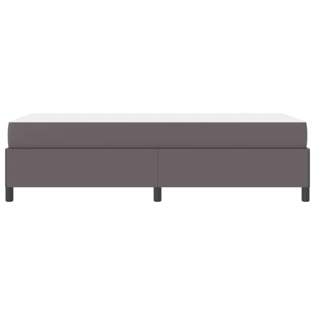 Struttura del letto con materasso Grigio 80 x 200 cm Tessuto 3398972