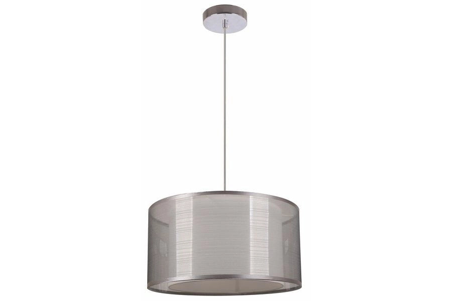 Lampada a sospensione Martina Ø40cm E27 60W cromo