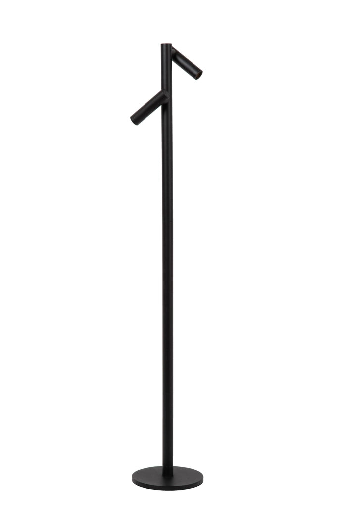 Lampada da terra nera 2 faretti LED IP54 ANTRIM Lucide