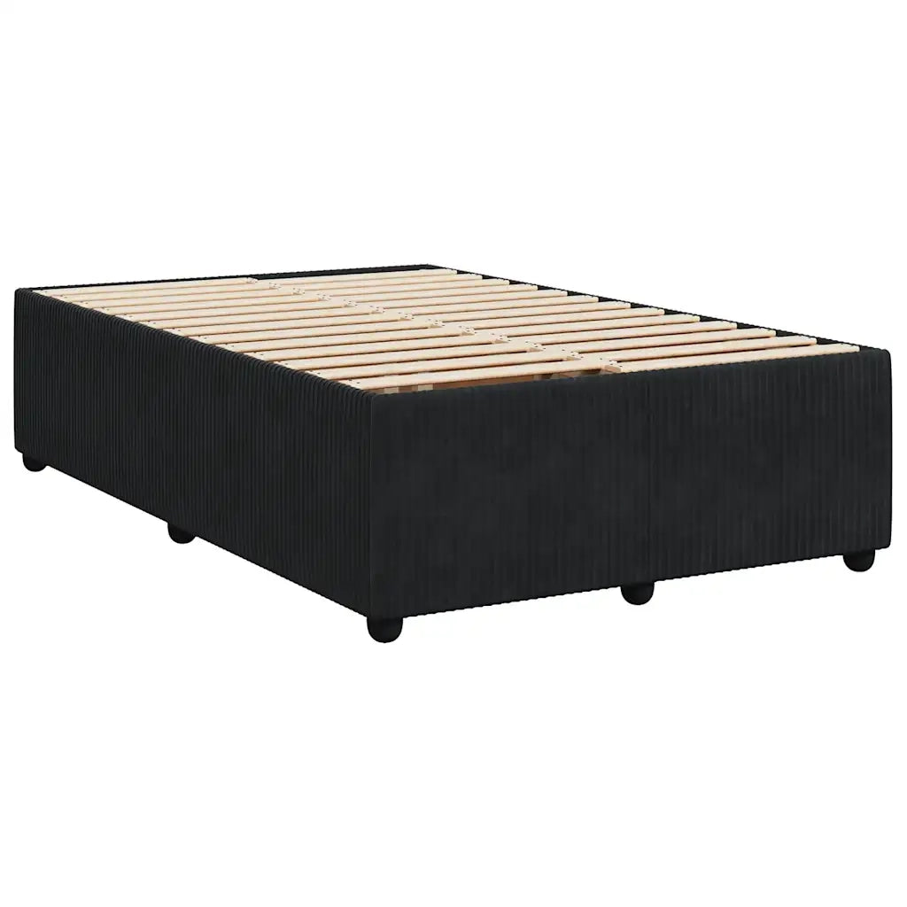 Giroletto senza Materasso Nero 120x190 cm Velluto 3284996