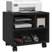 Scrivania con cassettiera ¨C zephmum ¨C nero 40x30x36 cm