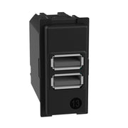 Caricatore doppio USB Bticino Living Now tipo A 1M K4191AA
