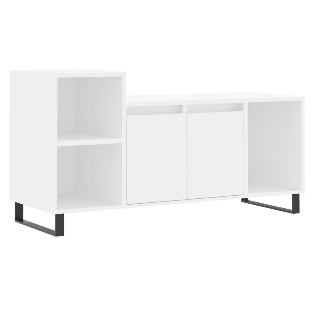 Mobile Porta TV-Mobile per TV-Credenza TV Bianco 100x35x55 cm in Legno Multistrato 191868