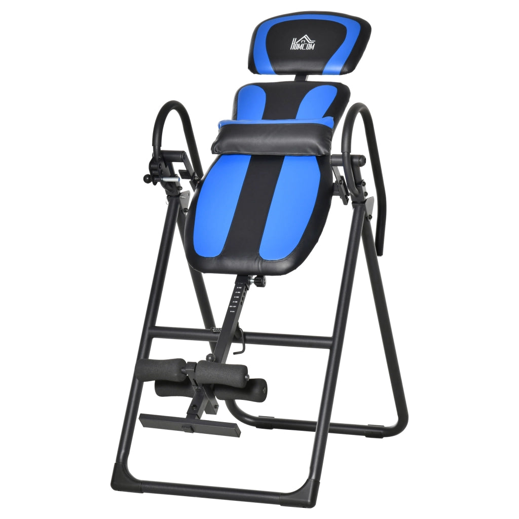 Divano a 2 posti reclinabile ¨C Minimal ¨C Nero, Blu, 140-203 cm