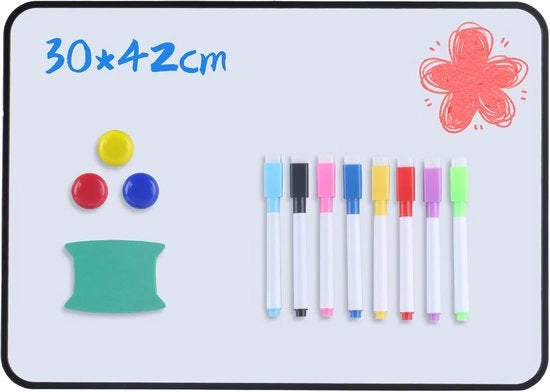 Whiteboard a doppio lato facile da pulire - formato A3 - 1 pezzo