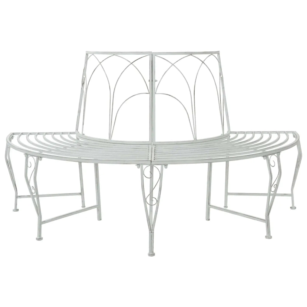 Panchina per Alberi 4-Numero di posti 160 x 80 x 89 cm Acciaio 42029520