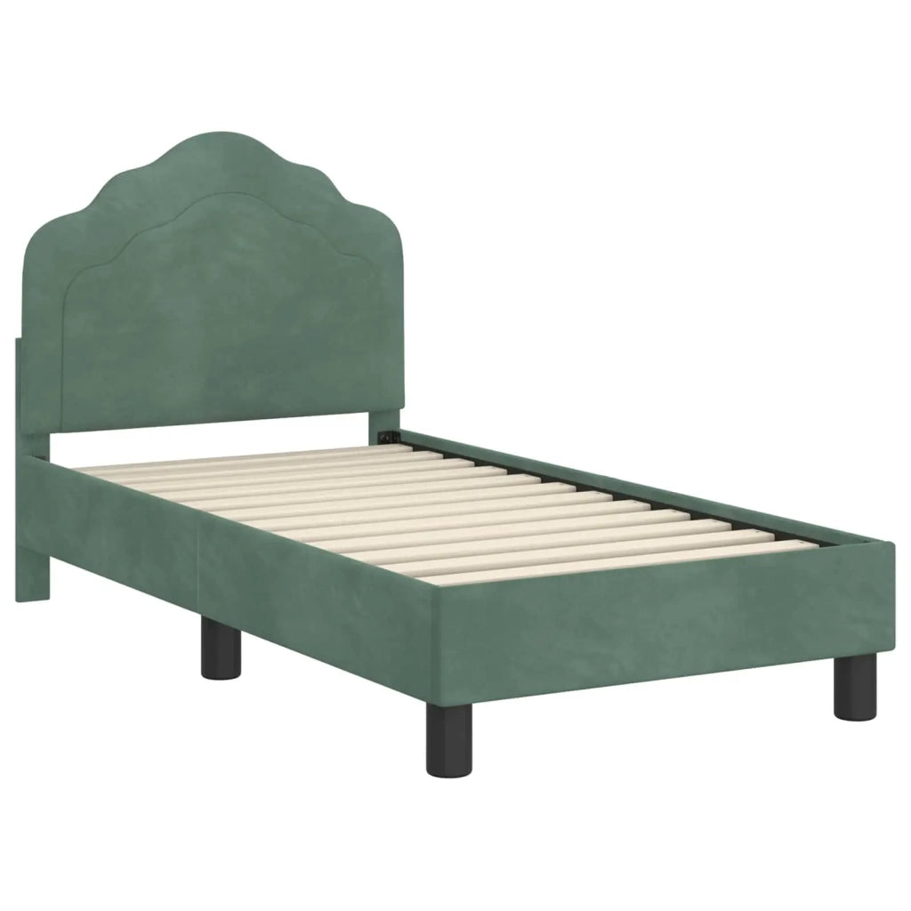 Struttura letto per bambini con testata-Giroletto per bambini Verde Mare 70 x 140 cm 230517