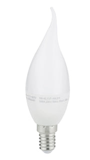 Lampadina LED E14 4W 320lm 3000K fiamma opalina Trio