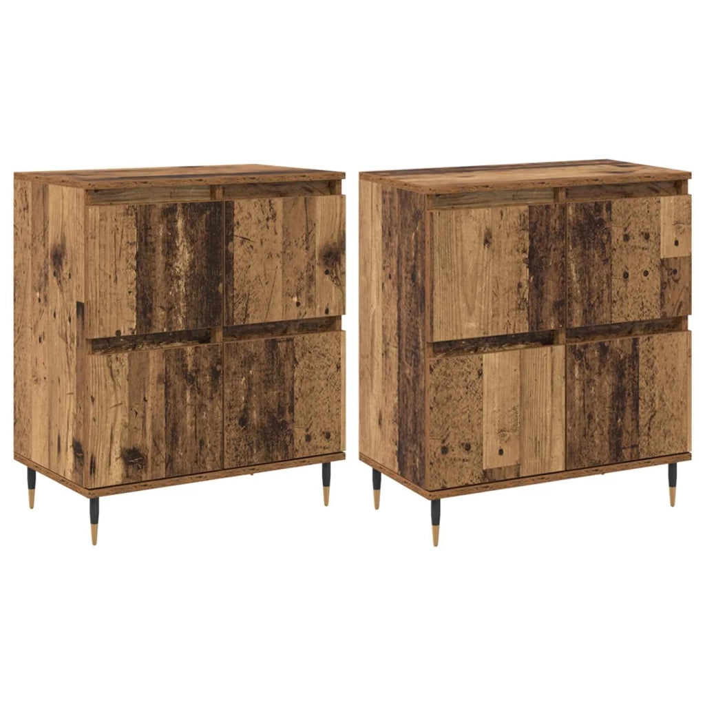 Armadio 2 pcs Legno vecchio 60 x 35 x 70 cm 3394527