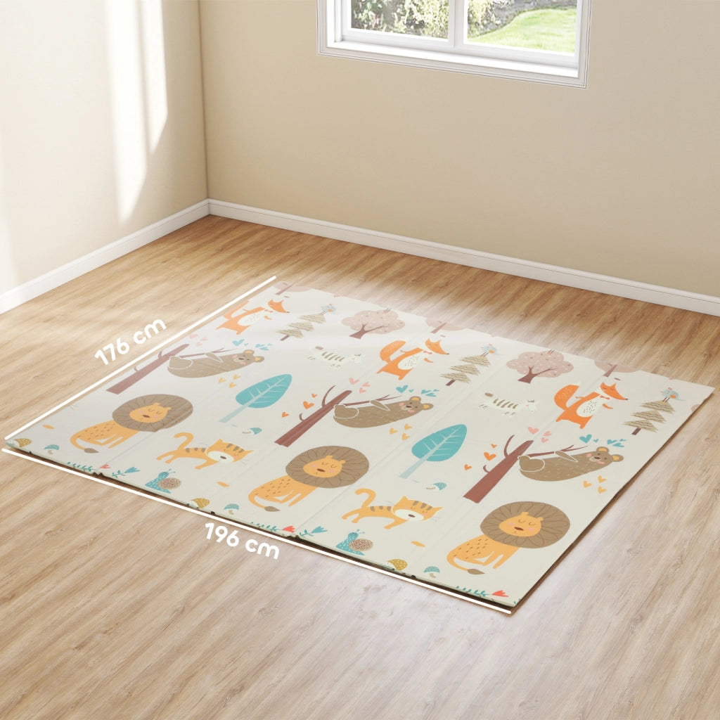 Tappeto per Bambini ¨C Minimal ¨C Multicolore, XPE, 196x176x1.5 cm