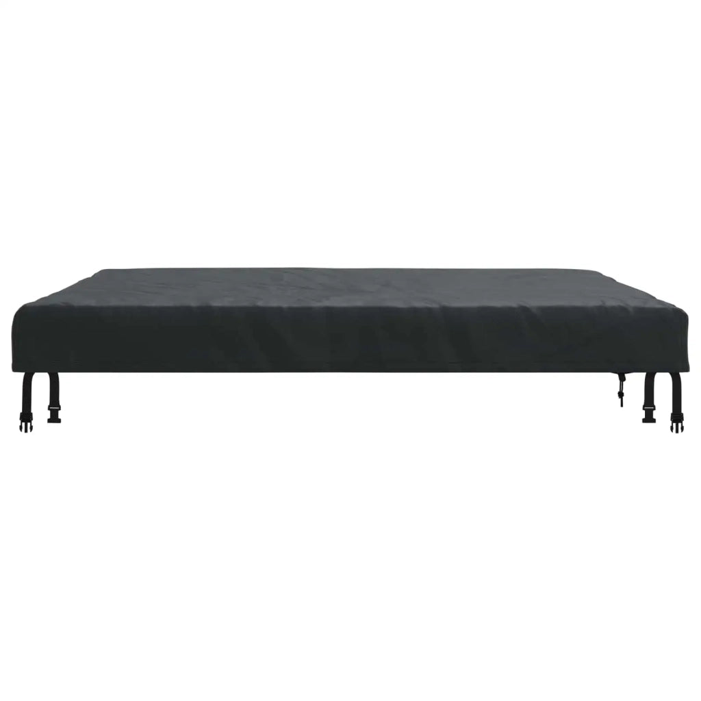 Copertura Tavolo Tinta unita Nero 122 x 122 x 15 cm Tessuto 4106090