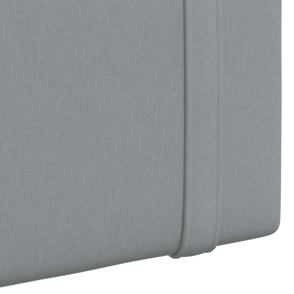 Testiera | Testata sospesa Con luce LED Grigio Chiaro Tessuto