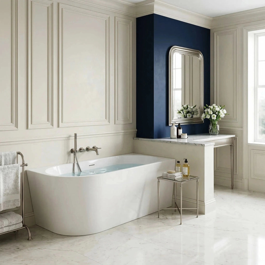 Vasca Bagno Sydney Bellanto Destra 150cm Copritappo bianco