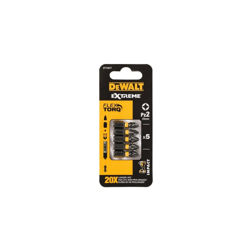 Dewalt extreme 5 inserti impact torsion pz 2