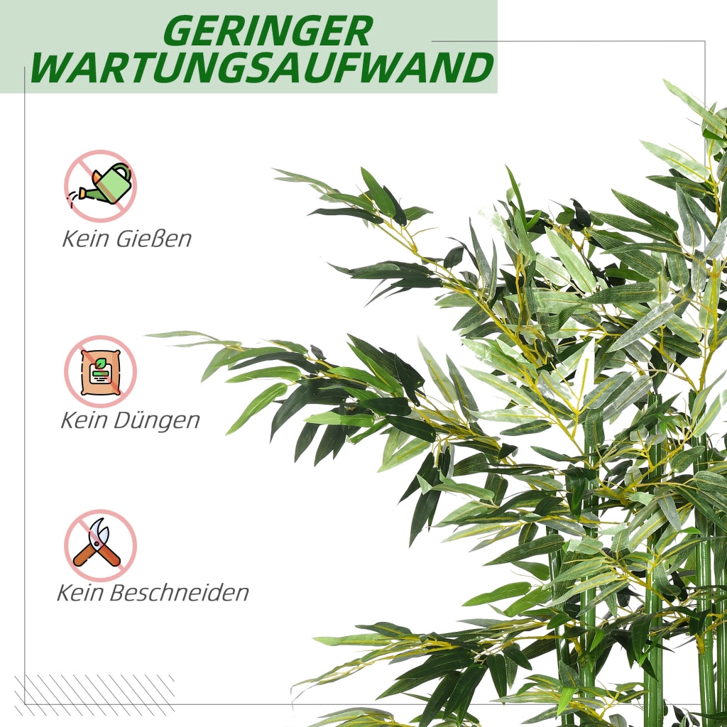 Pianta Artificiale Bamb¨´ ¨C Minimal ¨C Verde 180 cm