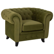 Poltrona verde 110x81x77h cm