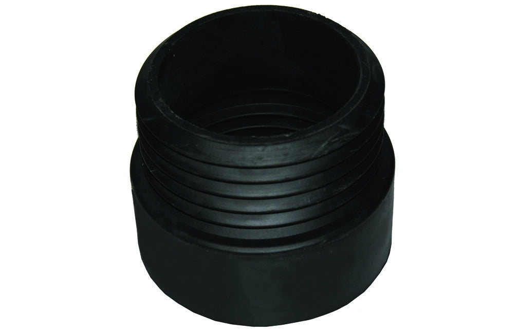 PROLUNGA WC DIRITTA IN GOMMA NERA- D. Est. 110 mm - Int. 95 mm- G.M.P- pezzi 1