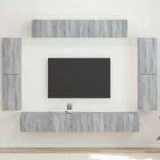 Mobile TV 8 pcs Grigio Sonoma 3409147