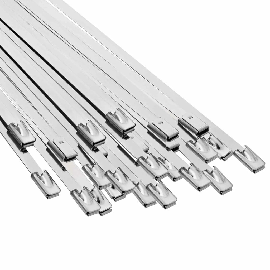 Fascetta per Cavi 25 pz 4,6 x 150 mm Argento 42029265