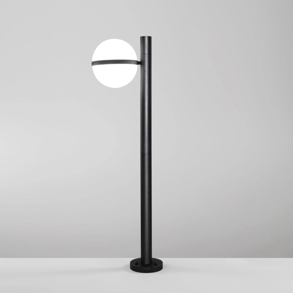 PALETTO ORBIT NERO 1 LUCE ATTACCO E27 IP44 26X100CM BASE IN ALLUMINIO